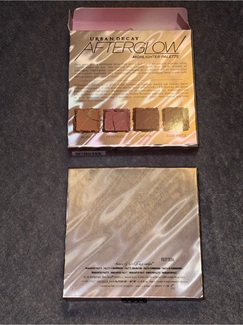 Urban Decay Afterglow Highlighter Palette - Iridescent Pearl & Champagne